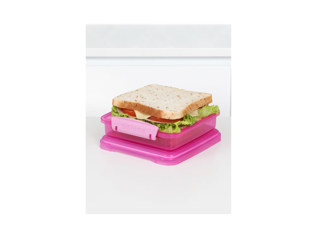 Sistema 450ml Sandwich Box – Fresh & Compact Lunch Storage | Qatar Sistema 450ml Sandwich Box – Fresh & Compact Lunch Storage | Qatar